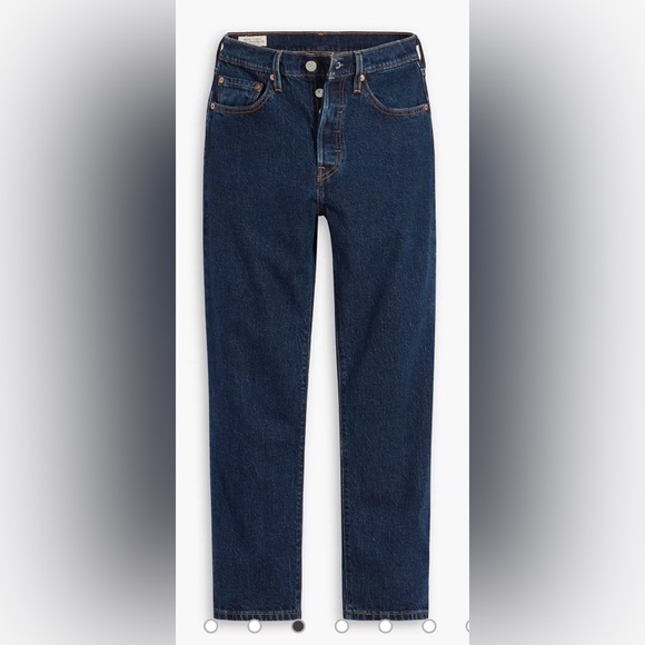 Levis 501 Original Cropped Jeans - Picture 1 of 7